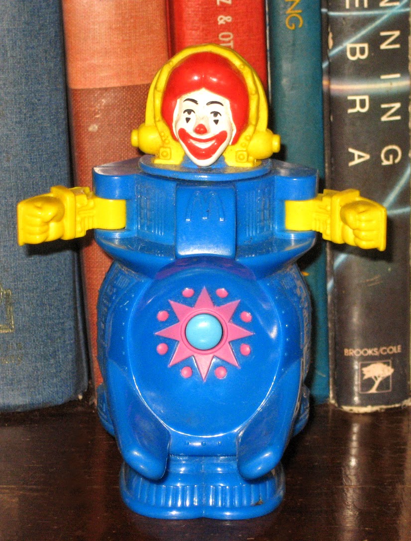 Percy's Fast Food Toy Stories Ronald McDonald Robot McD