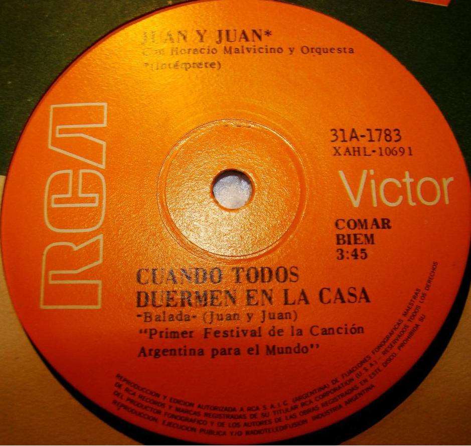 Festivales de la Canción Popular 1970 PRIMER FESTIVAL DE LA CANCIÓN