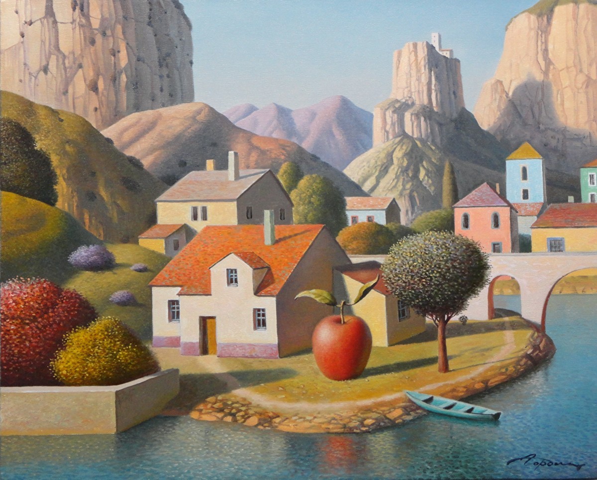 Evgeni Gordiets Red apple village Evgeni Gordiets Red apple village