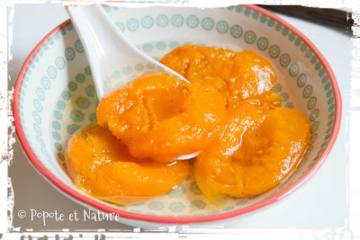 Abricots au sirop léger vanillé © Popote et Nature