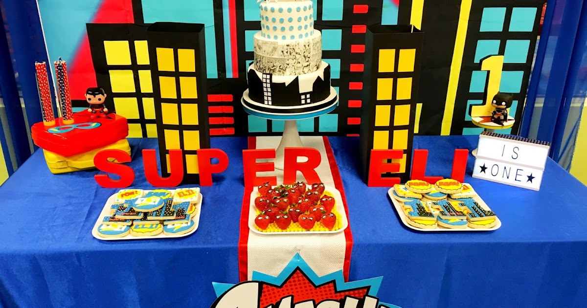 Superhero First Birthday Party Ideas | Celebration Stylist | Popular ...