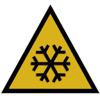 Low Temperature hazard sign