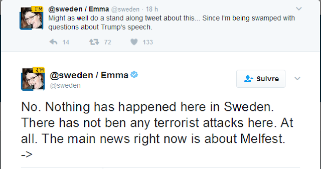 Trump Says, 'Look What's Happening In Sweden.' Sweden Asks, 'Wait, What?' Trump Says, 'Look What's Happening In Sweden.' Sweden Asks, 'Wait, What?'