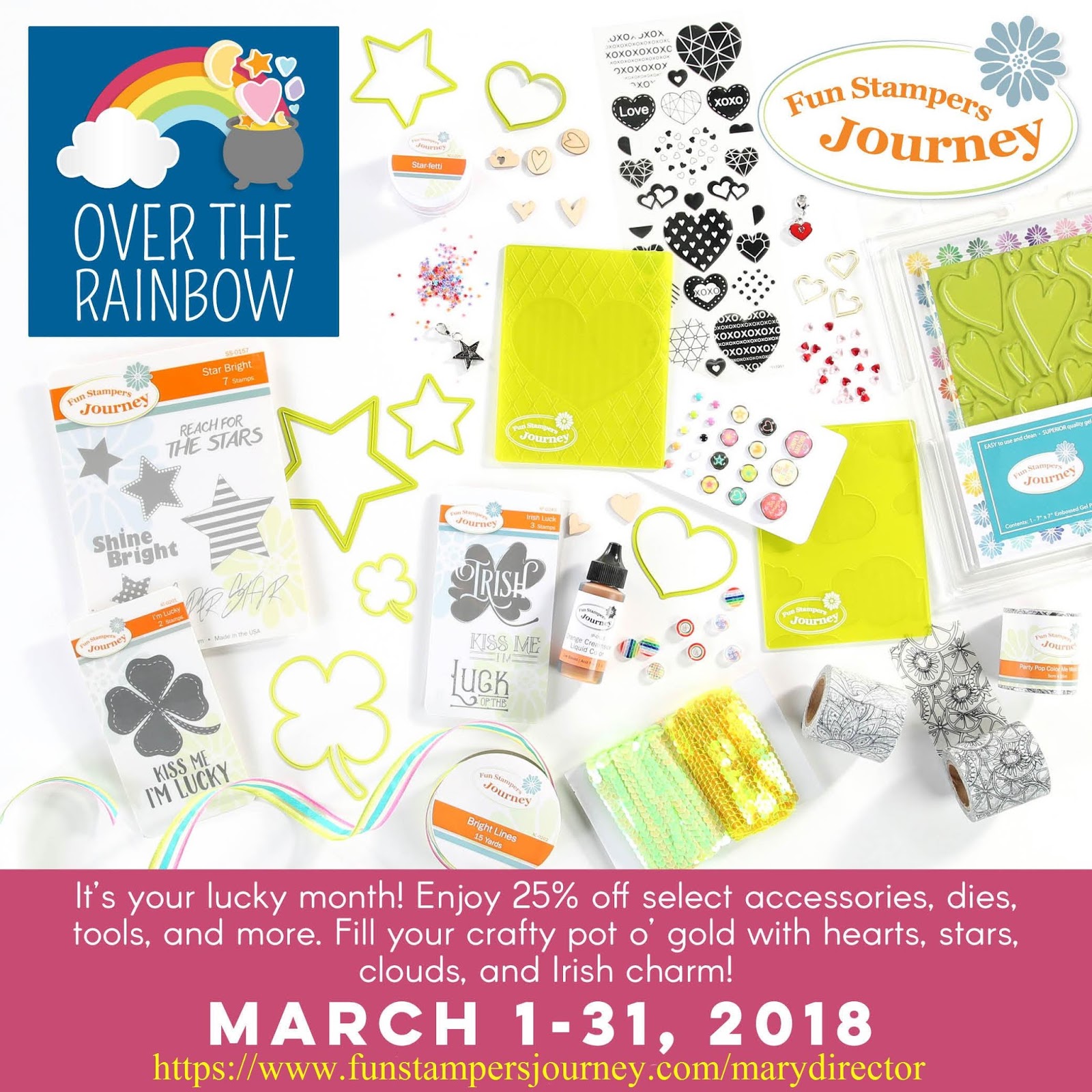 KreatesKards Journey THANK YOU and March 2018 Fun Stampers Journey