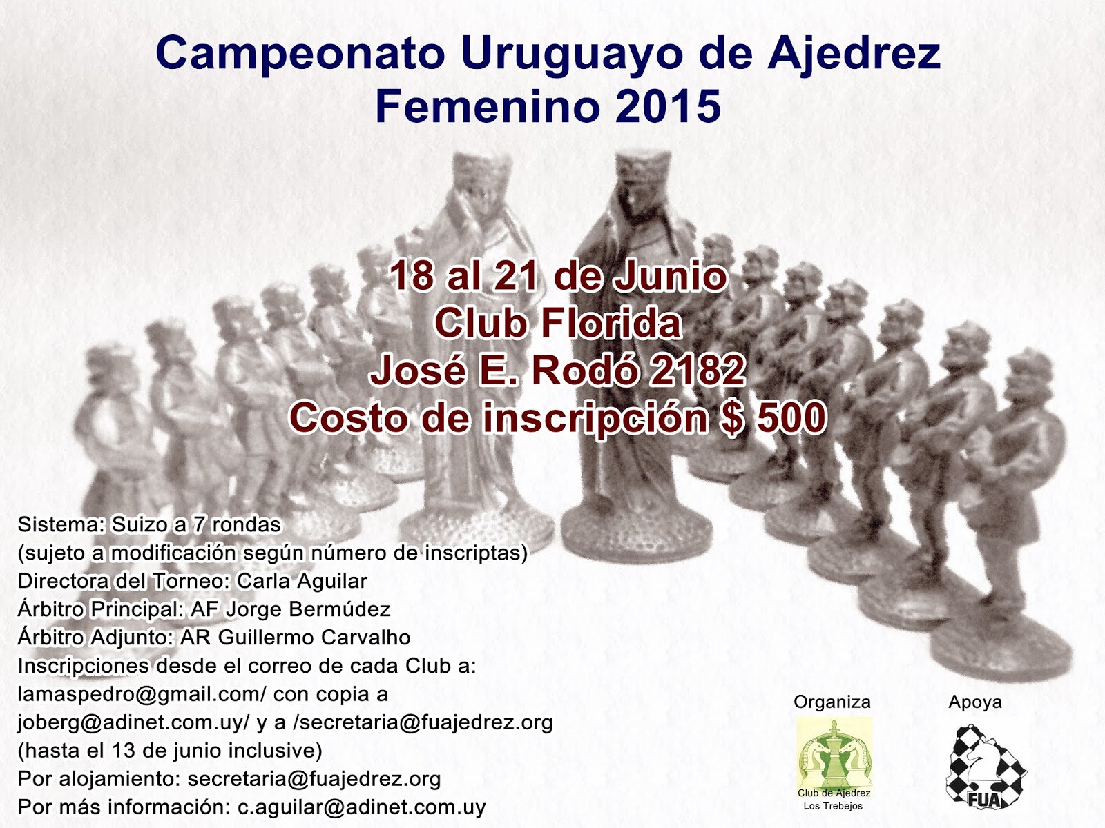 Club de Ajedrez La Proa: Un tablero lleno de damas