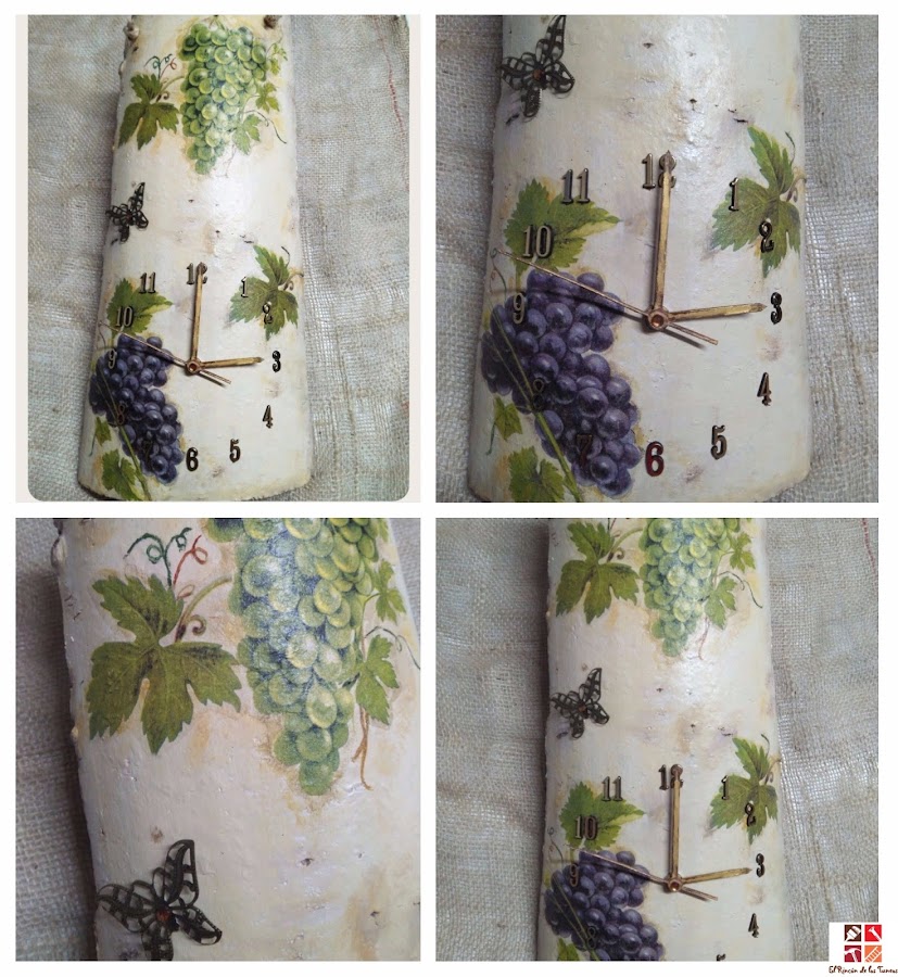 teja con decoupage