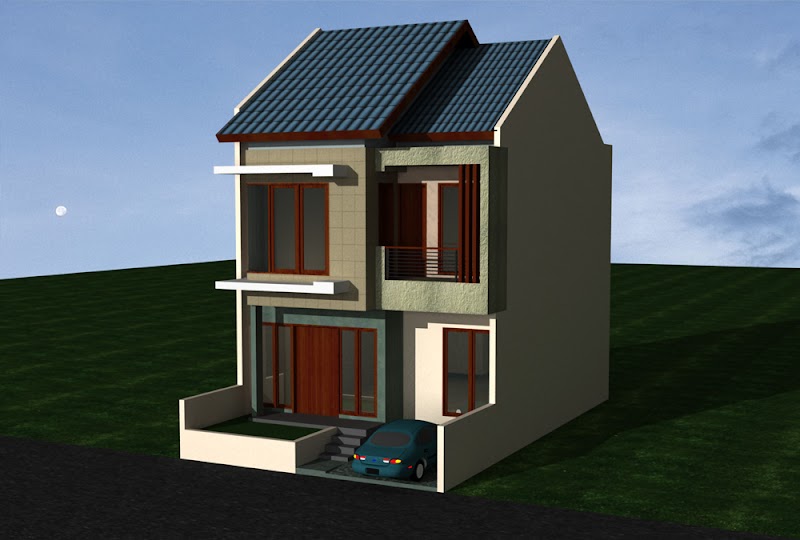 17+ Model Rumah Dengan Parkir Basement