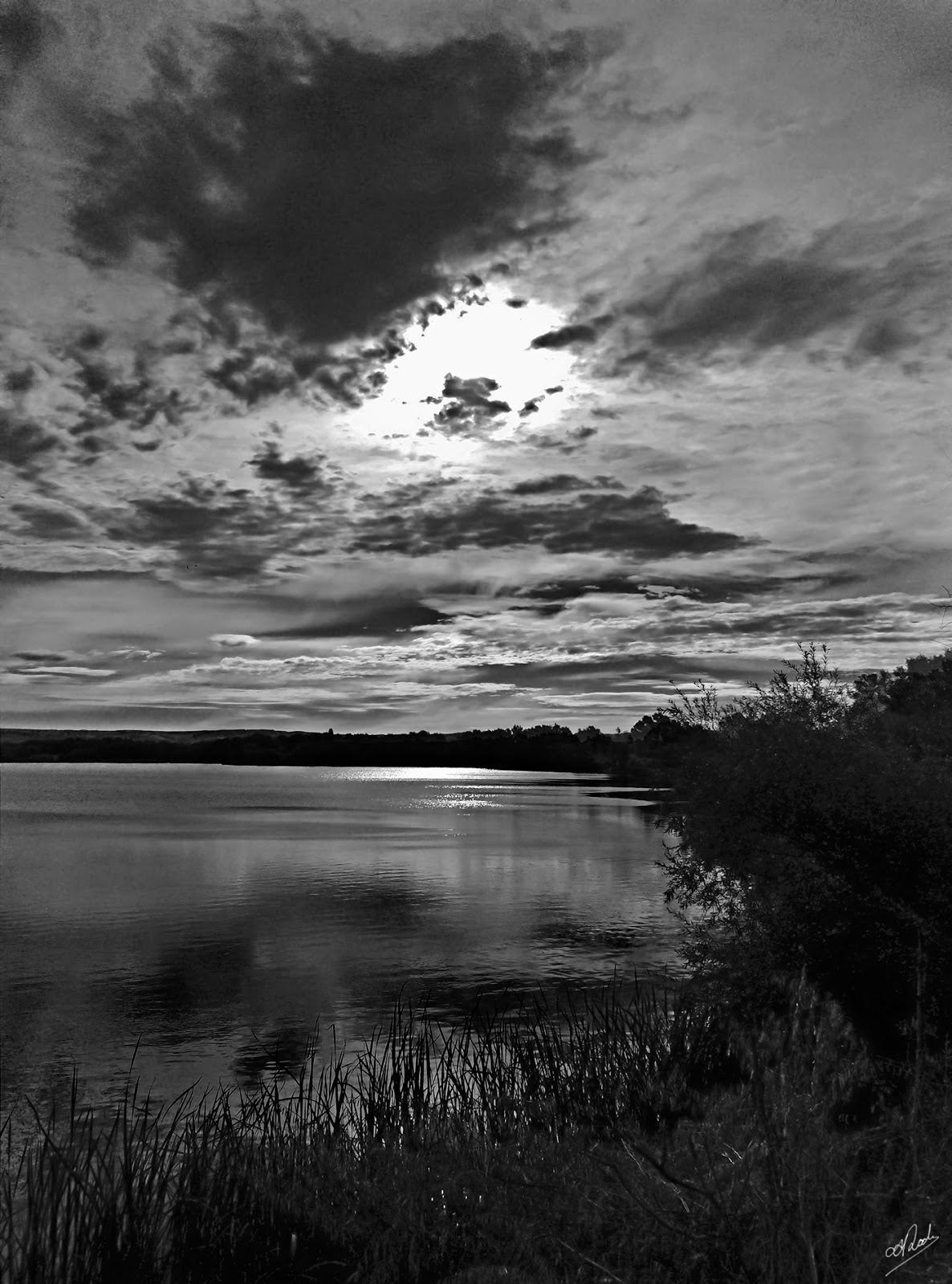 Amanece en la laguna