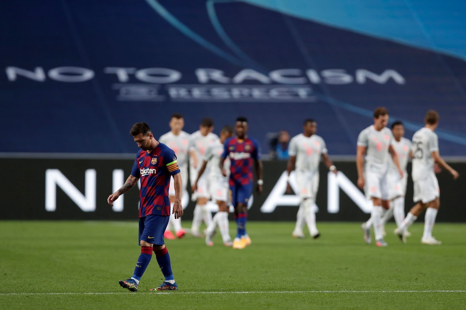 Histórico: Bayern Munich humilla al Barcelona de Messi por 8-2 y lo saca de la Champions Barcelona - Bayern Munich