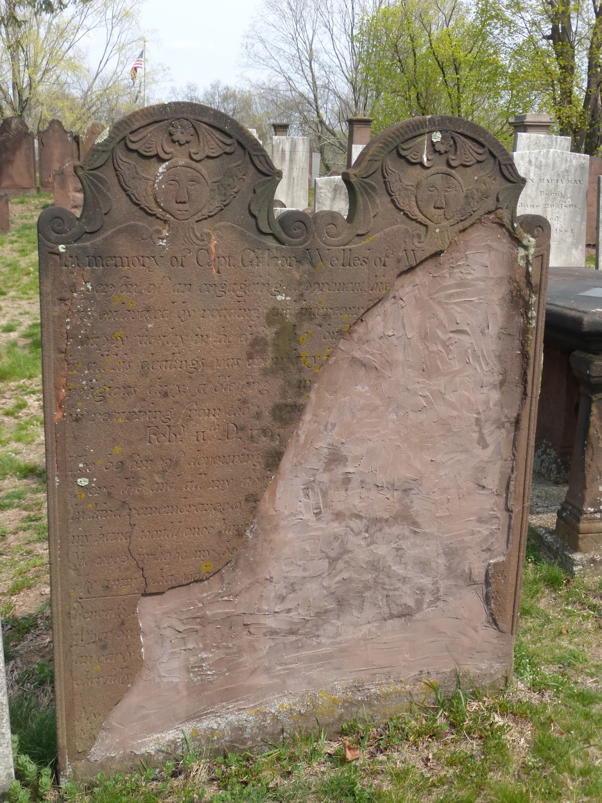 Nutfield Genealogy Tombstone Tuesday Deteriorating Sandstone