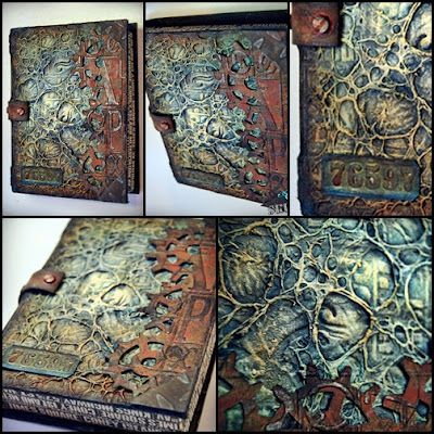 Andy Skinner Altered book of ruination