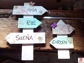 DIY: hacer carteles para el jardín DIY: hacer carteles para el jardín