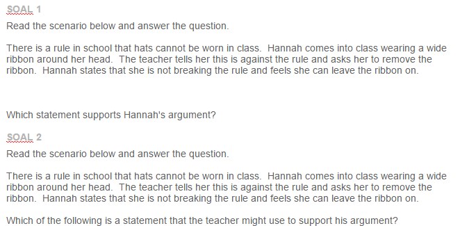 Contoh Soal Choose Valid Evidence To Support An Argument Asep Respati