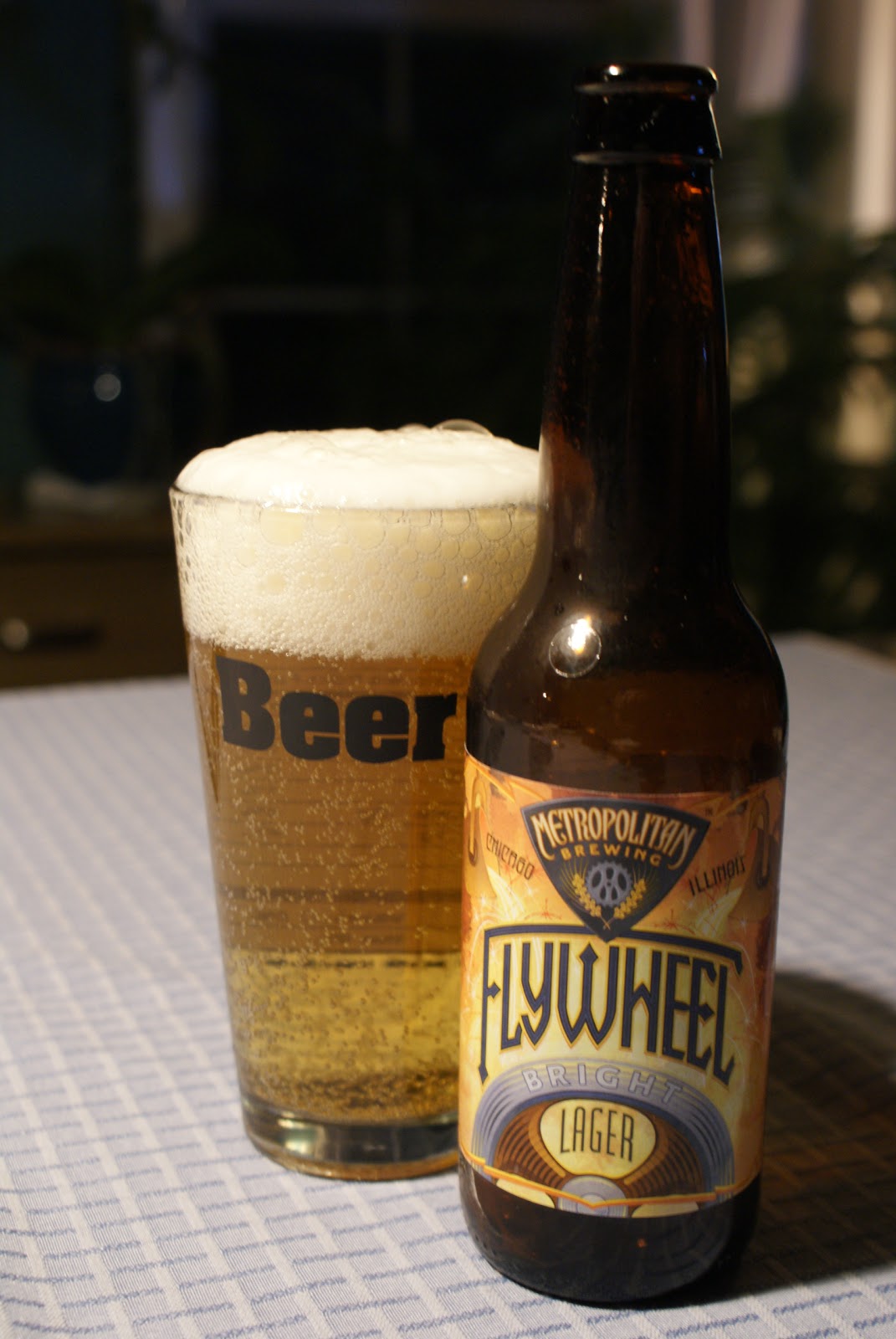 The Beer Buzz Flywheel Bright Lager from Metropolitan Brewing