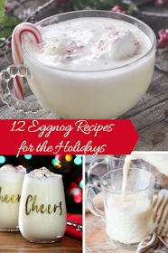 These 12 fun and festive Eggnog Recipes for the Holidays are you to get you into the holiday spirit. #eggnog #Christmas