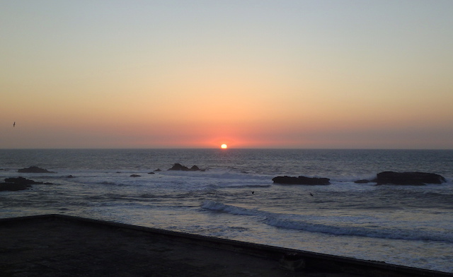 Sunset in Essaouira, Morocco Sunset in Essaouira, Morocco