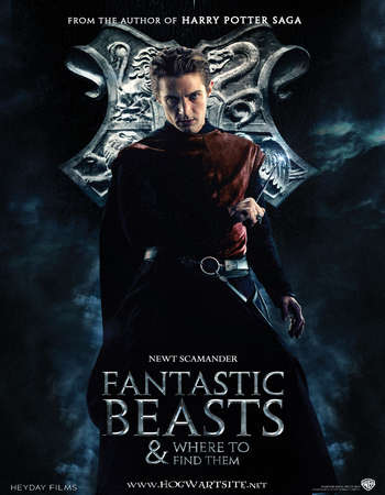 Poster Of Fantastic Beasts and Where to Find Them 2016 English 700MB HDTS x264 Free Download Watch Online downloadhub.in