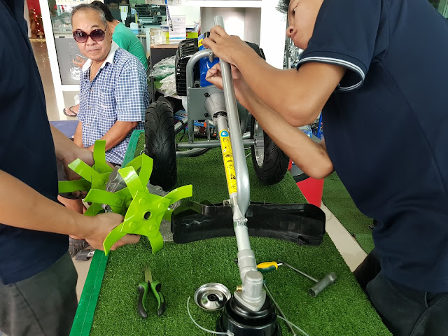 เครื่องตัดหญ้ารถเข็น 2 ล้อ ราคาถูก