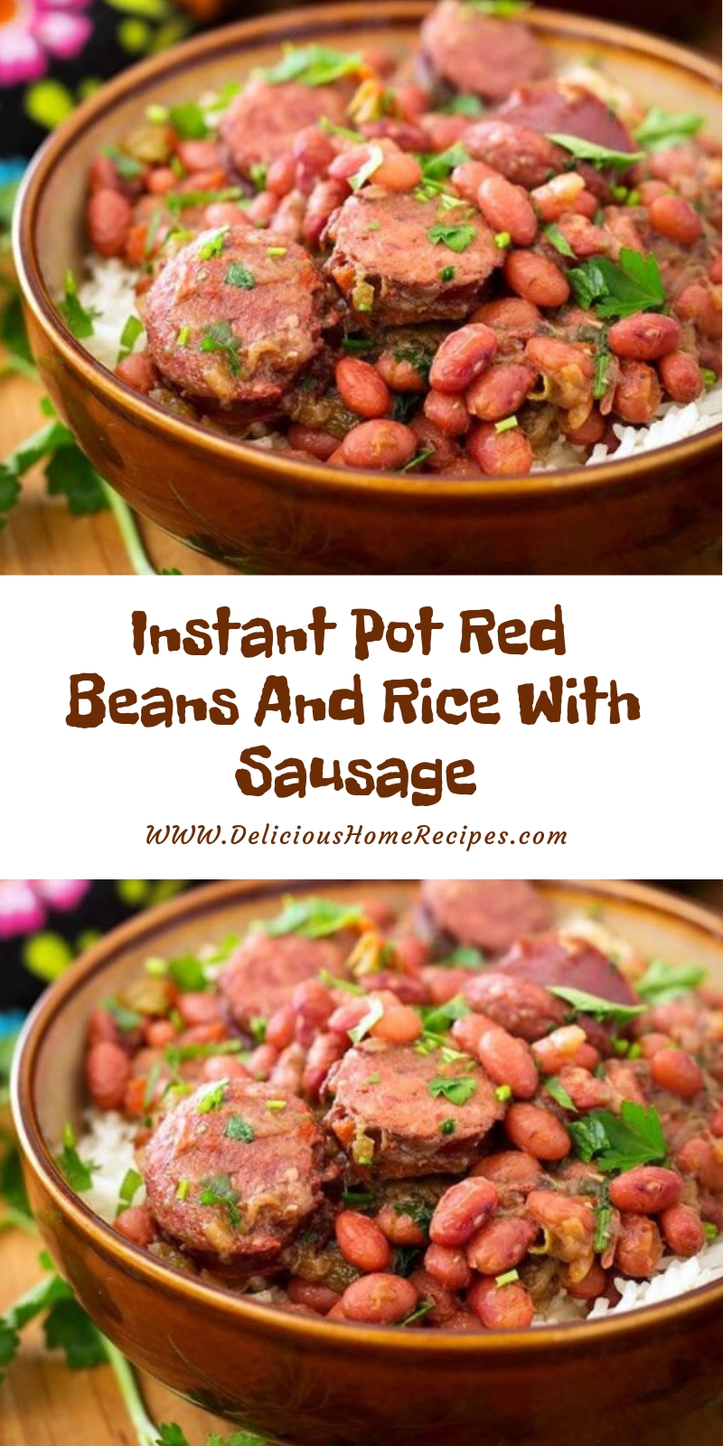 Instant Pot Red Beans And Rice With Sausage Instant Pot Red Beans And Rice With Sausage