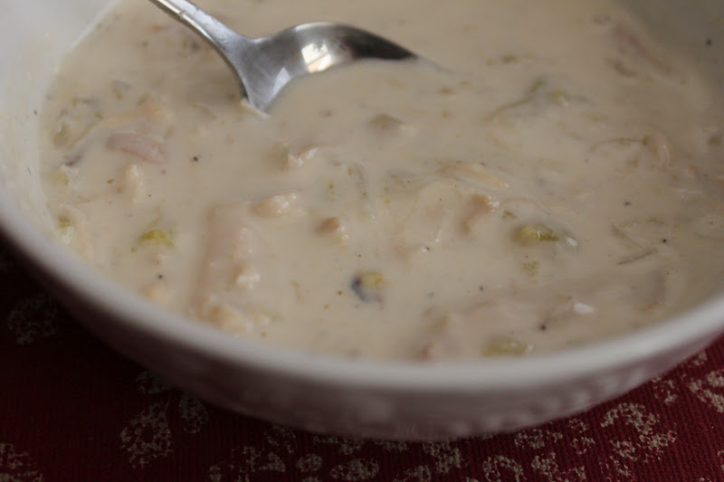 Creamy Green Chile Chicken Soup