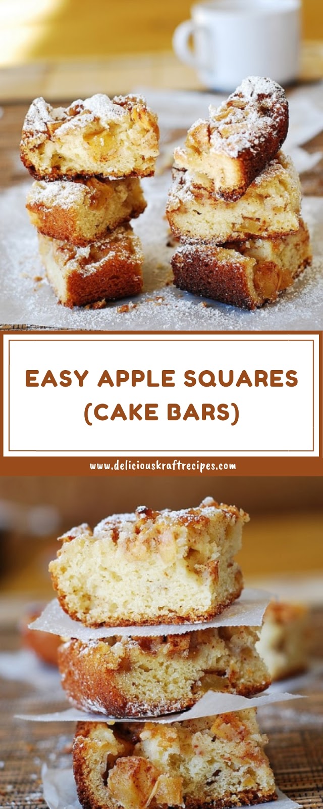 EASY APPLE SQUARES (CAKE BARS) EASY APPLE SQUARES (CAKE BARS)