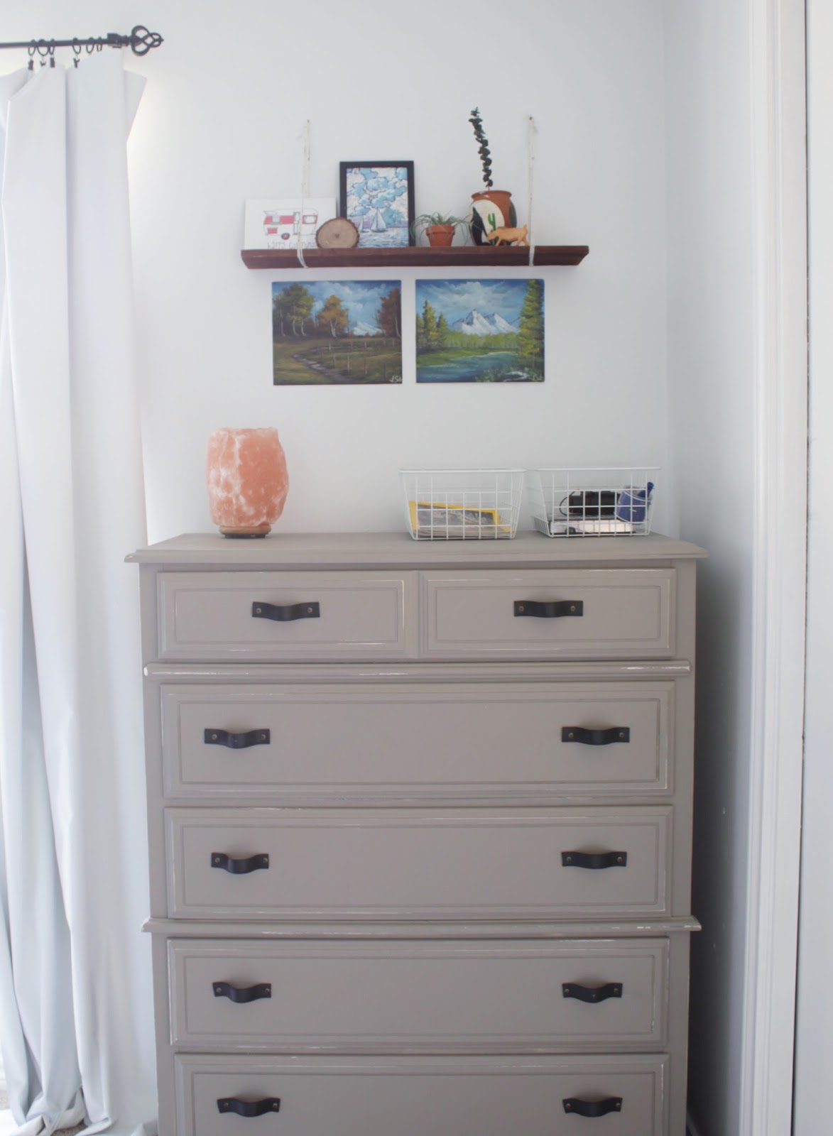 House Homemade Leather Drawer Pulls Diy