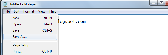 Cara Membuat Shortcut Website Menggunakan Notepad Cara Membuat Shortcut Website Menggunakan Notepad