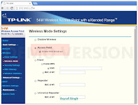 Set Up TP Link (TL-WA500G) As DHCP Wireless Access Point.