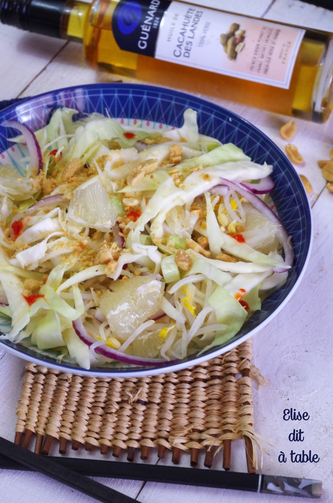 recette Salade de chou et pamplemousse chinois