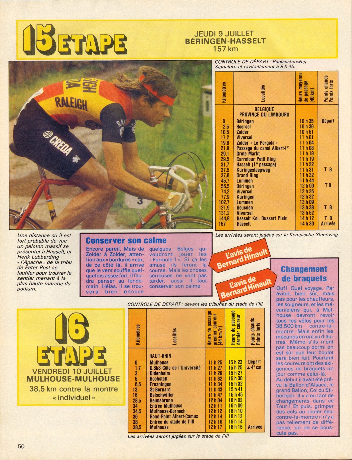 tour de france stages 1981