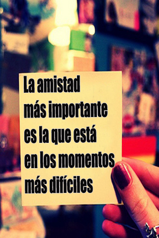 La amistad más importante es la que está en los momentos más difíciles - Solo Nuevas La amistad más importante es la que está en los momentos más difíciles - Solo Nuevas