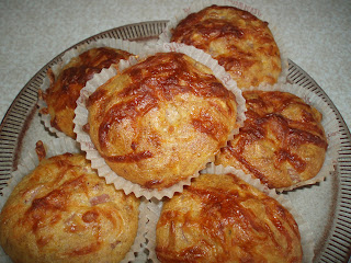 Muffins med skinke og ost oppskrift