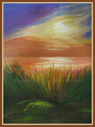 painting oil pastels landscapes acrylics acrylic landscape canvas sheet seascapes sundown