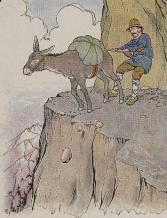 Cerita Fabel: "Seekor Keledai dan Tuannya"