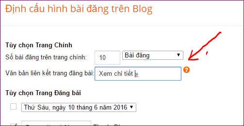 Thêm link "Xem thêm" cho bài viết ở trang chủ Thêm link "Xem thêm" cho bài viết ở trang chủ