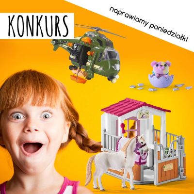 Wygraj zabawki dla dzieci Konkurs