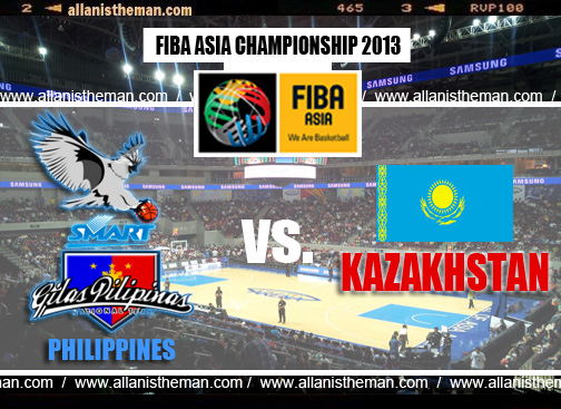 FIBA Asia 2013 Live Stream: Philippines vs Kazakhstan