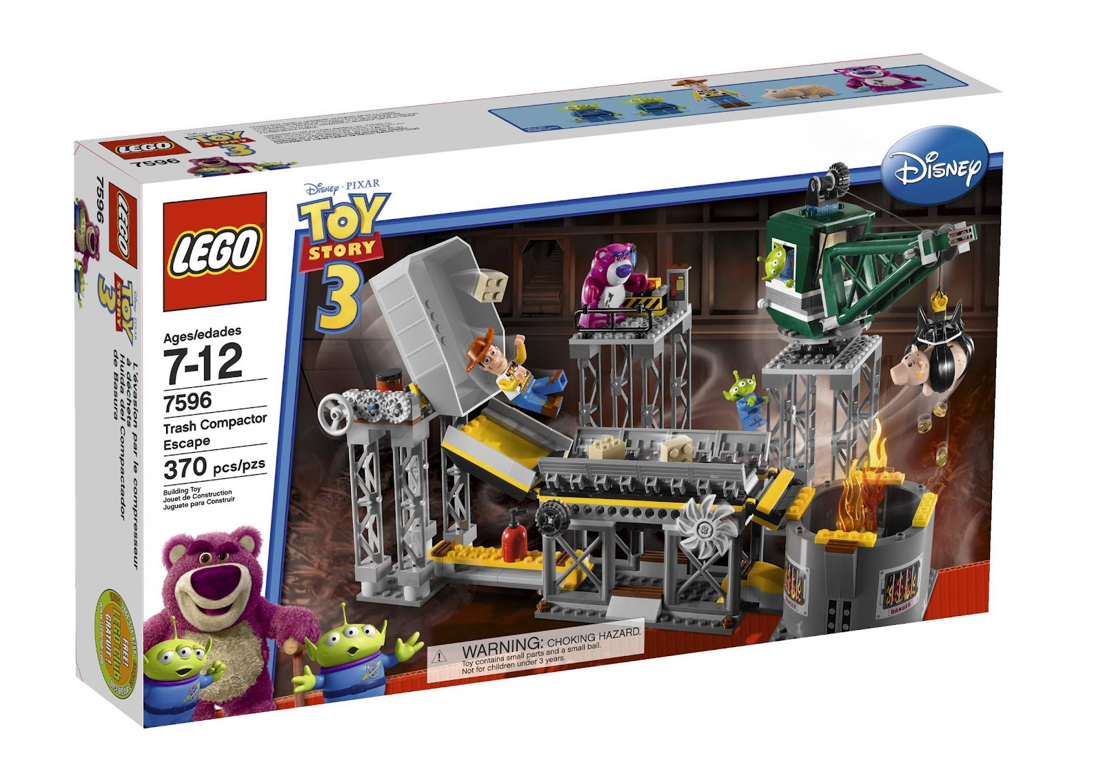 LEGO set database set database LEGO 7596 trash