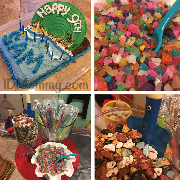 ID Mommy Rock / Geology Themed Birthday Party!