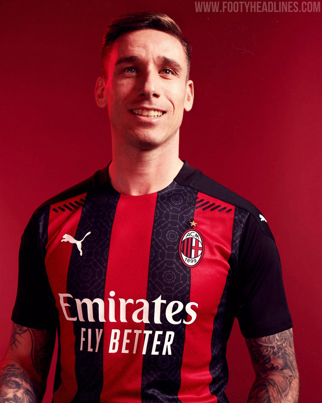 AC Milan 20-21 Home Kit Released - Footy Headlines