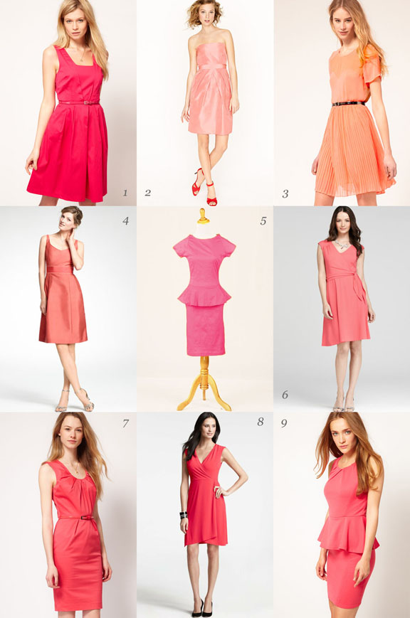 Über Chic for Cheap: Request: Coral Bridesmaid Dress
