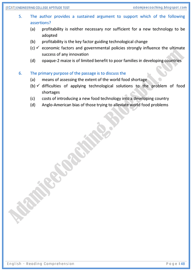 ecat-english-reading-comprehension-mcqs-for-engineering-college-entry-test