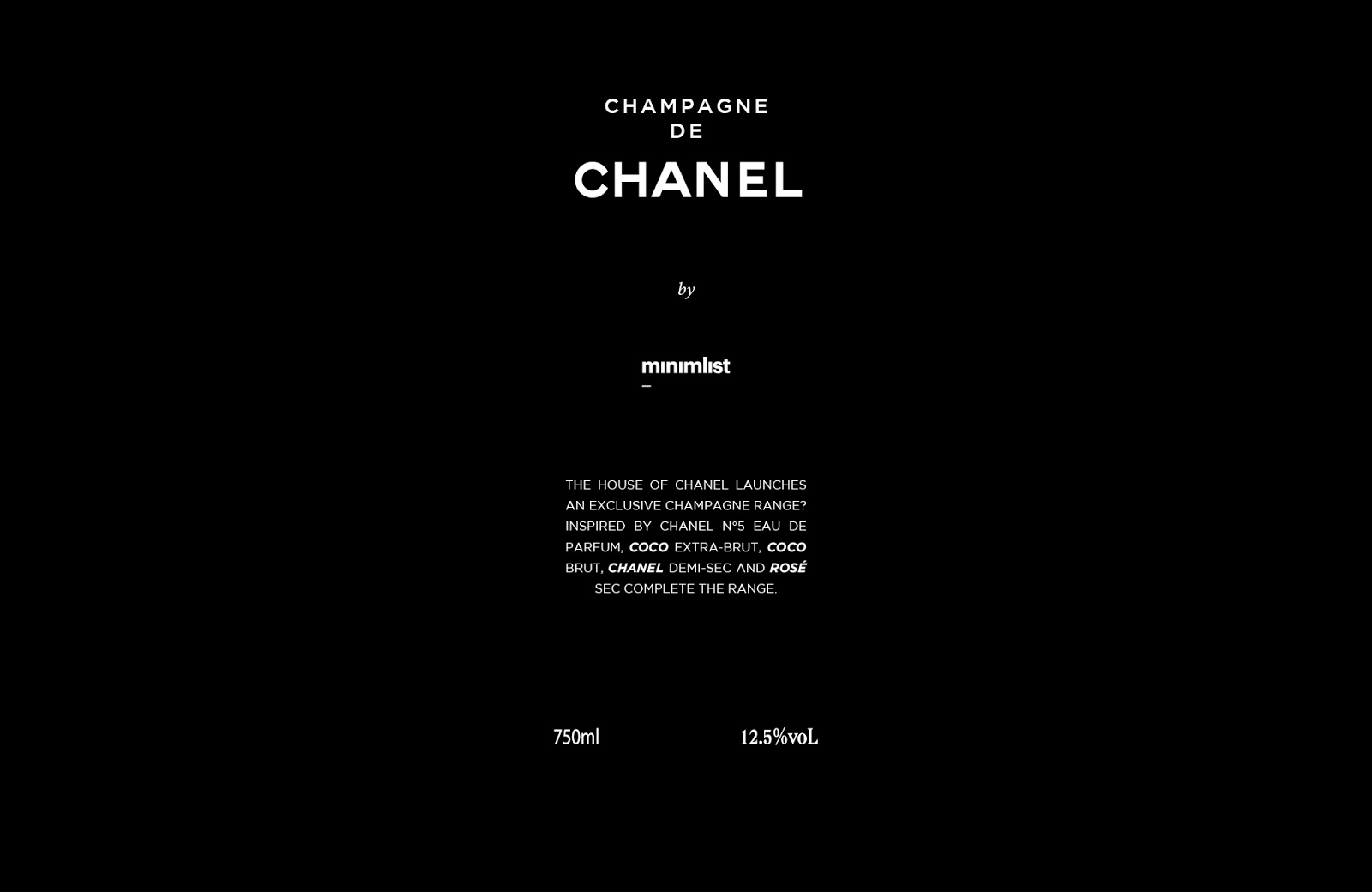 Champagne de CHANEL – Packaging Of The World