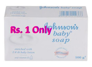 Johnson’s Baby Soap 100gm for Rs. 1 on Minimum Purchase of Rs. 149 (Buy Diapers 50% off) – FirstCry