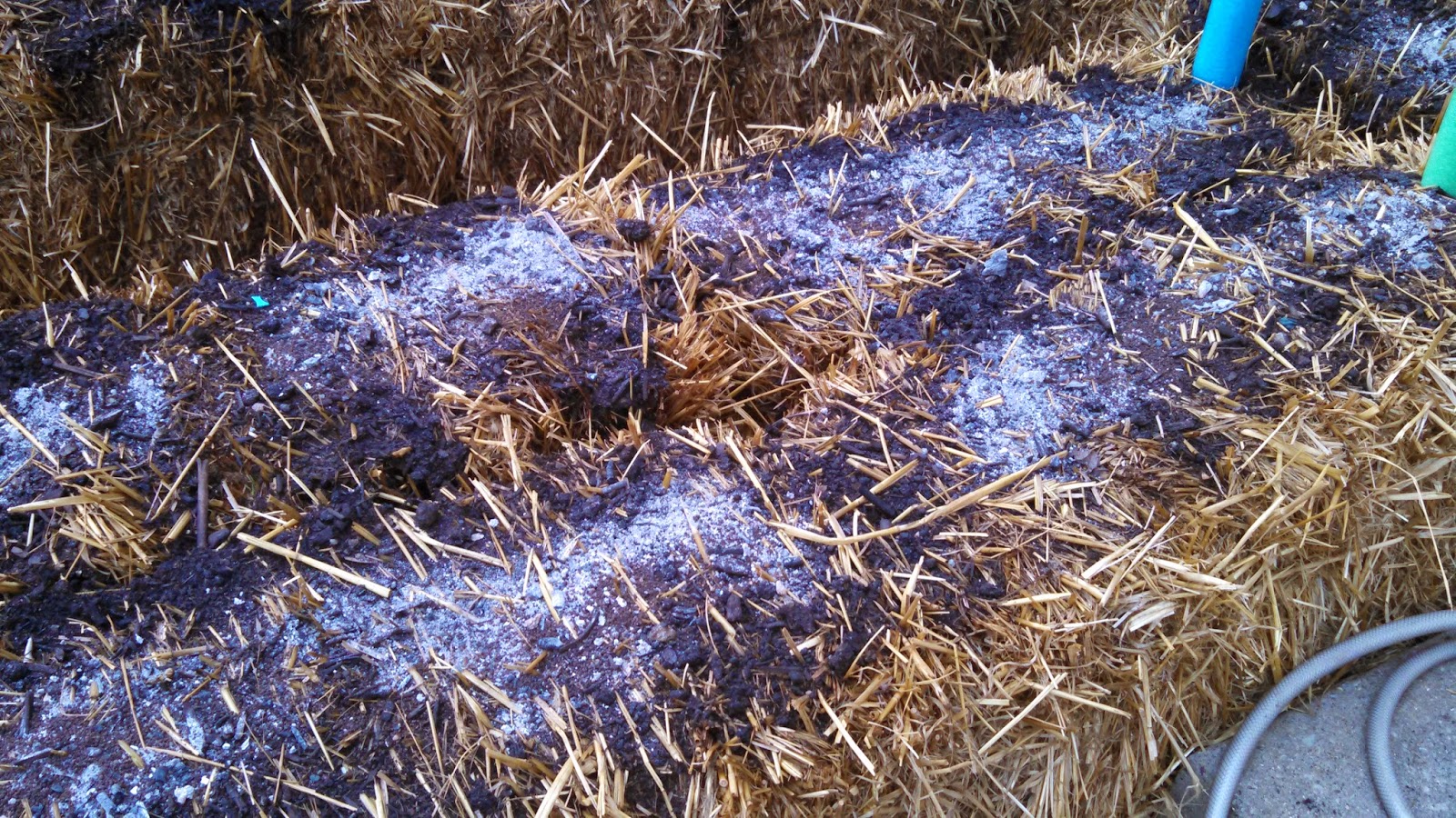 Bales with Wood Ash and Bone Meal Bales with Wood Ash and Bone Meal