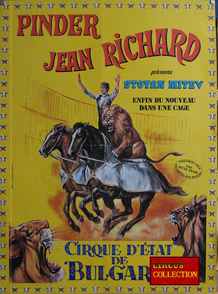 Cirque Pinder Jean Richard 1978 Stoyan Mitev Collection Philippe Ros 