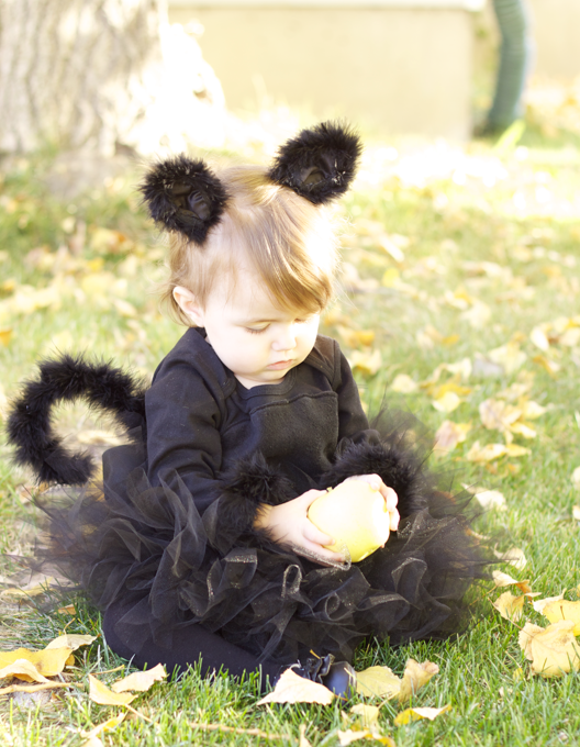 how to make a cat costume for little girl, the cutest halloween costume