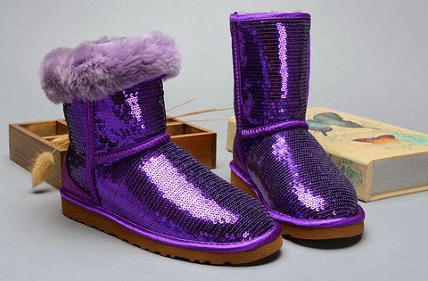 purple sequin ugg boots