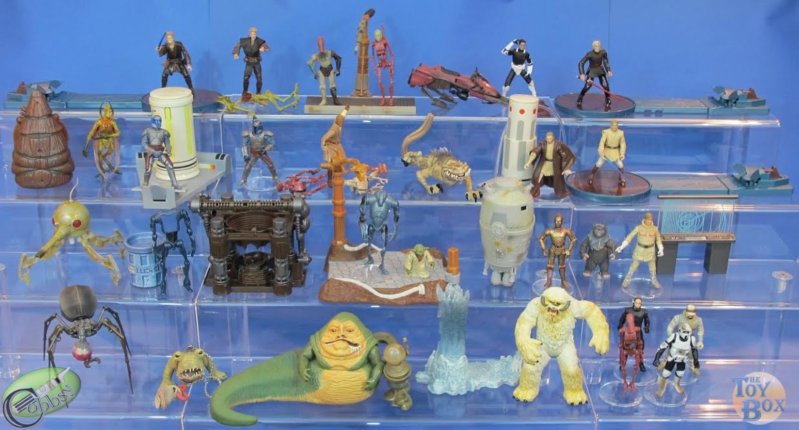 box of star wars figures