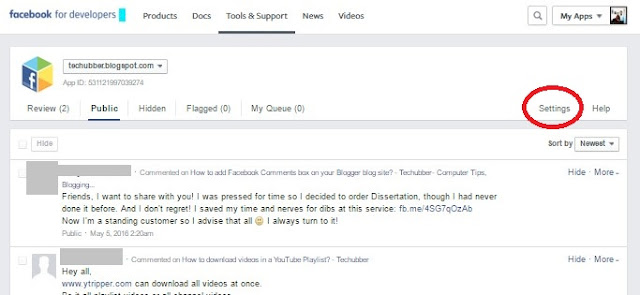 Facebook Comment Moderation Tool Facebook Comment Moderation Tool